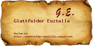 Glattfelder Esztella névjegykártya